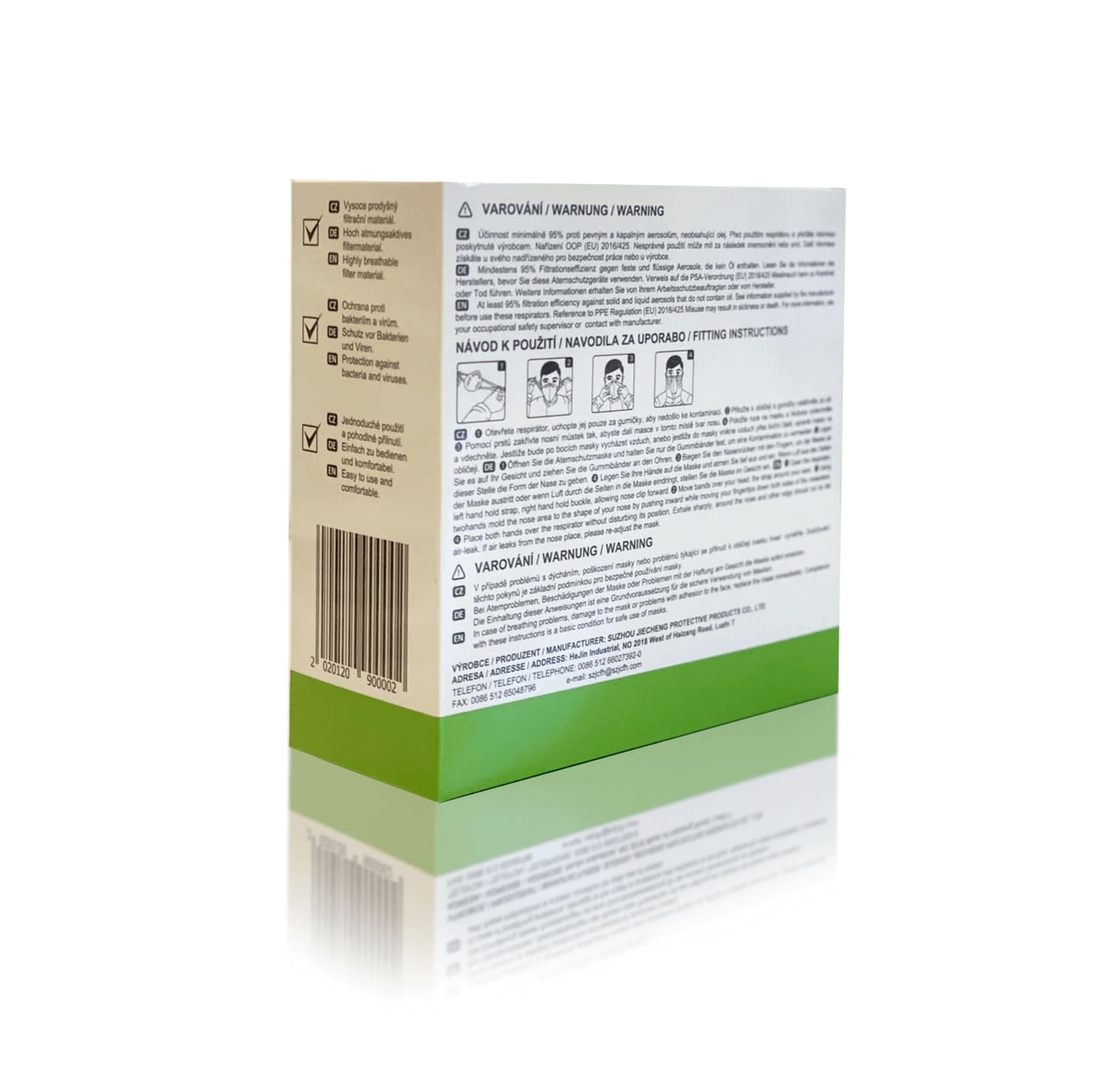 FFP2 Maske CE 2797 JC1001A